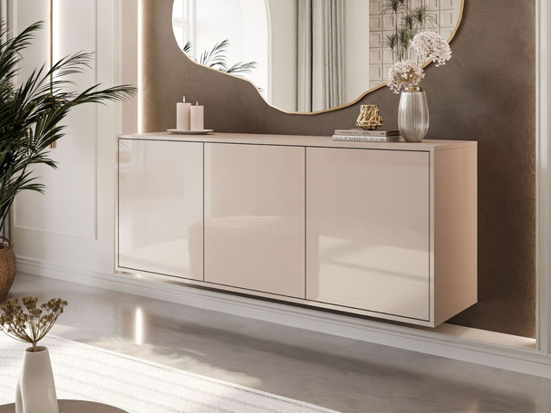 Hangende dressoir met 3 deuren Vivance Kashmir glans