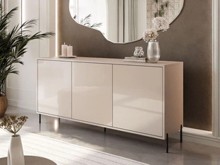 Dressoir met deuren op metalen poten Vivance Kashmir glans