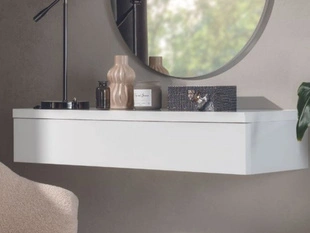 Hangende Kaptafel met Lades Nusco Wit