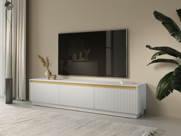TV-Meubel met Deuren Roland Wit
