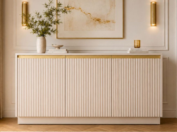 Dressoir met deuren 154 cm Roland Zandbeige