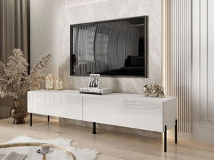 Tv-meubel met deuren Sorelle Wit glans