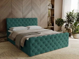 Boxspring met Opbergruimte 180x200 Lunaris Groen