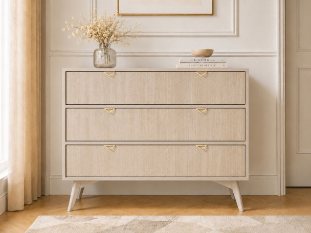 Ladekast met 3 Lades Modena Beige