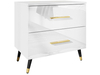 Wit \ Zwart en goud 