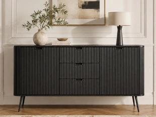 Dressoir met Deuren en Lades Viva Zwart