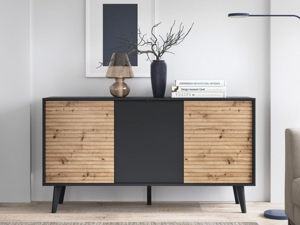 Dressoir met Deuren Astro Zwart