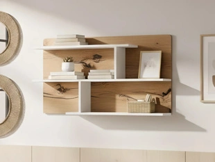 Wandplank Arcadia Wit, Bruin