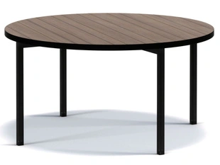 Ronde Salontafel Sevilla Donkerbruin