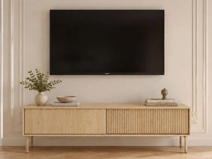 TV-Meubel met Deuren 187 cm Gradimento Bruin