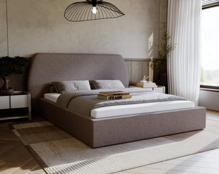 Bed met Opbergruimte en lattenbodem 120x200 Blossom Bruin