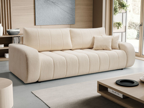 Slaapbank met Opbergruimte Adoro Lichtbeige