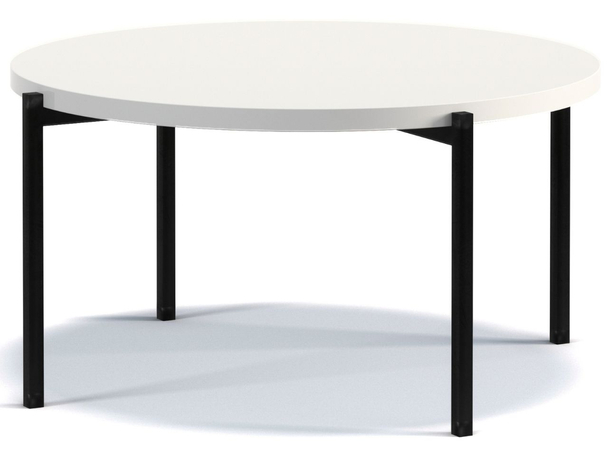 Ronde Salontafel Sevilla 84 cm Witte glans