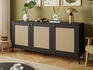 Dressoir met deuren Bellance Zwart