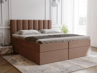 Boxspring met Opbergruimte 180x200 Mocca Bruin