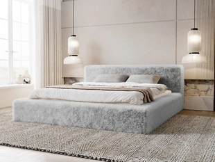 Tweepersoonsbed met Opbergruimte en lattenbodem 160x200 Enjoy Lichtgrijs