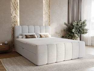 Boxspring met Opbergruimte 140x200 Cloud Grijs