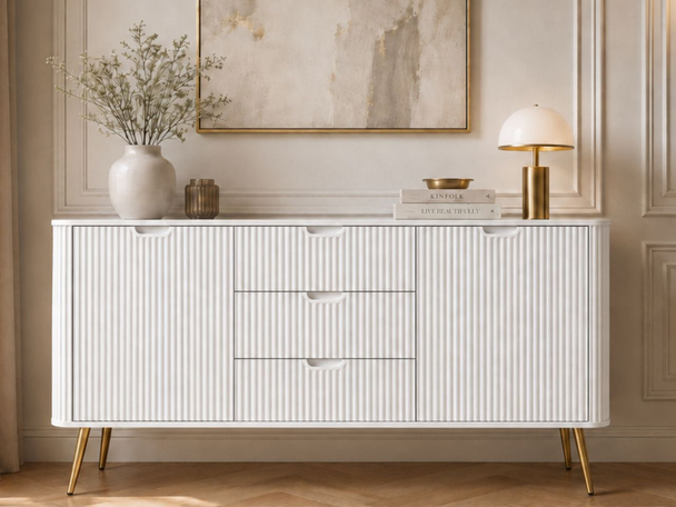 Dressoir met Deuren en Lades Viva Wit