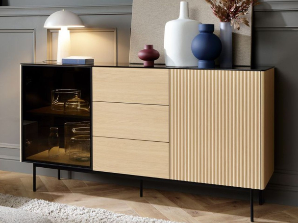 Dressoir met Deuren en Lades Auroé Vicenza Eik