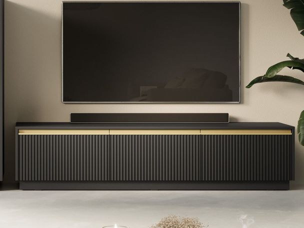 TV-Meubel met Deuren Roland Zwart