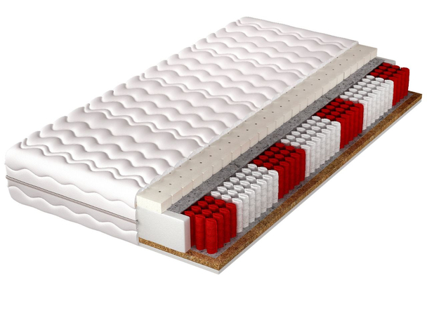Pocketveringmatras multipocket met latex en kokosmat Nuvia 160x200