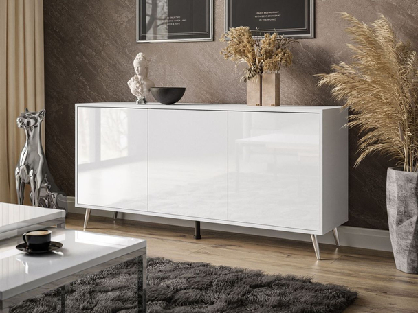 Dressoir met deuren Vivance Wit glans