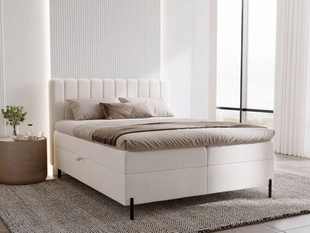 Boxspring met Opbergruimte 160x200 Primavera Crème