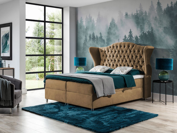 Boxspring met Opbergruimte 120x200 Kate Beige