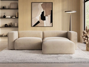 Rechterhoekbank voor de woonkamer Landi Beige