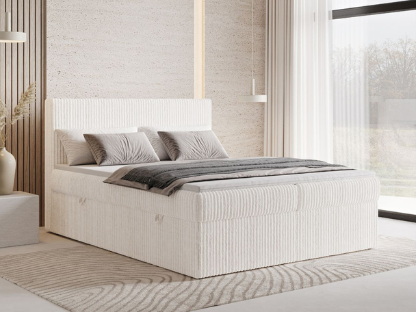 Boxspring met Opbergruimte 140x200 Brisa Crème