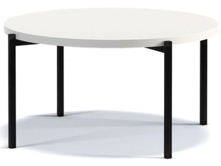 Ronde Salontafel Sevilla 84 cm Witte glans