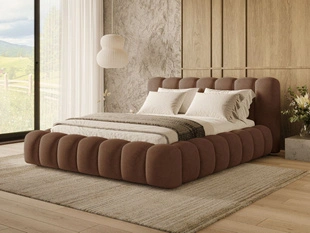Bed met Opbergruimte en lattenbodem 160x200 Averia Bruin