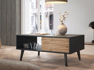 Salontafel met Lades Astro Zwart