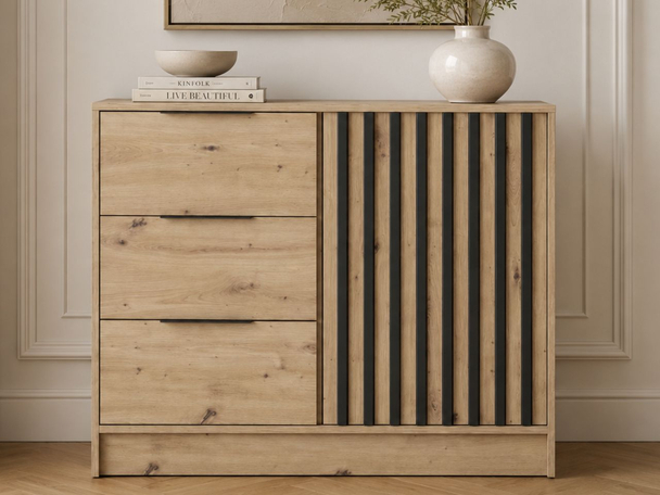 Dressoir met Deuren en Lades Macron Artisan eik