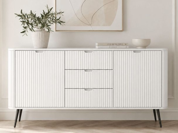 Dressoir met Deuren en Lades Viva Wit