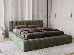 Bed met Opbergruimte en lattenbodem 180x200 Italia Groen