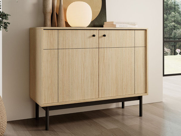 Dressoir met deuren Julio Linea Eik