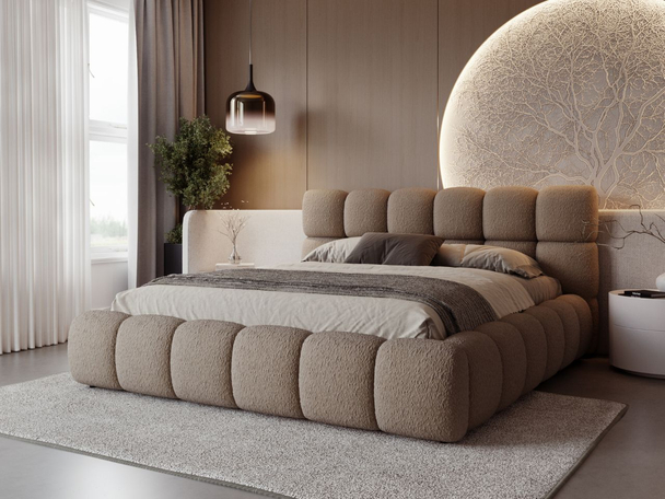 Bed met Opbergruimte en lattenbodem 140x200 Modo Bruin