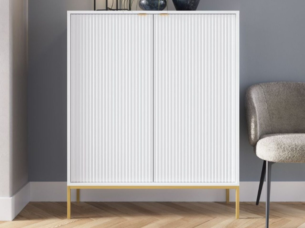 Dressoir met deuren Amber Wit