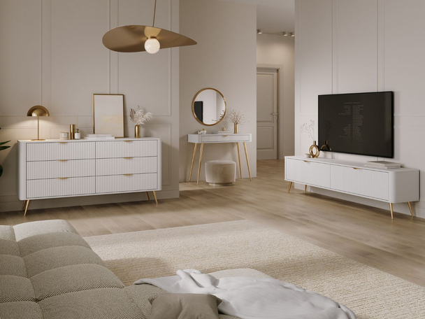 Meubelset voor de woonkamer Latina Wit