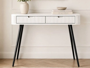 Kaptafel met lades Viva Wit