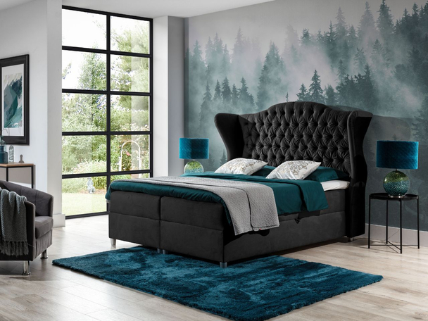 Boxspring met Opbergruimte 160x200 Kate Zwart