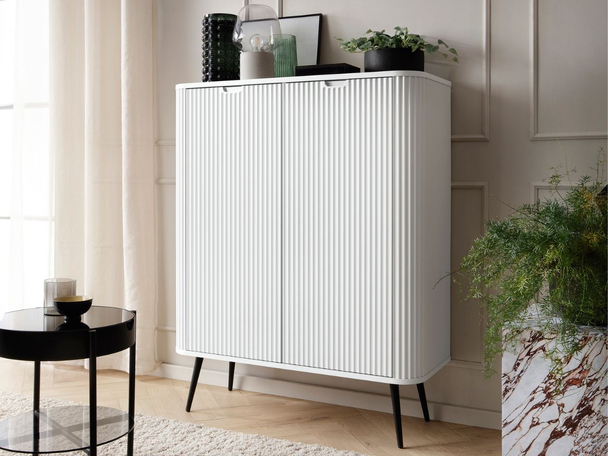 Hoge kast met deuren Viva Wit