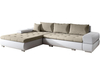 Wit || Beige \ Velours || Eco-leer
