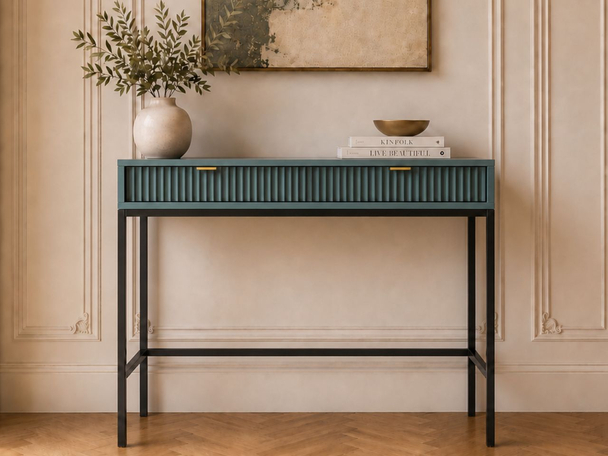 Kaptafel met lades Amber Groen