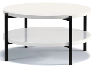 Dubbele Salontafel Sevilla Witte glans