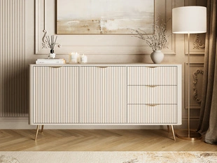 Dressoir met Deuren en Lades 163 cm Latina Beige