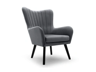 Fauteuil op poten Ceres Grafiet