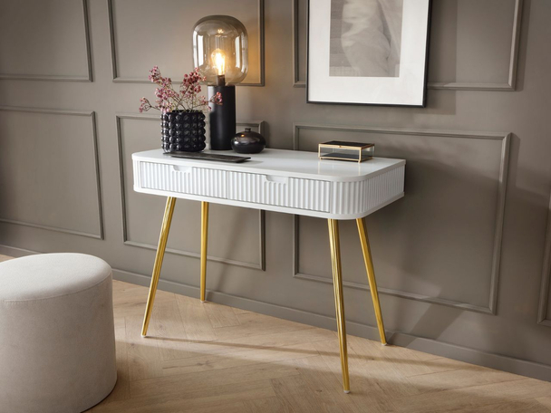Kaptafel met lades Viva Wit