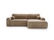 Donkerbeige \ Velvet \ Rechts